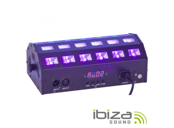 Ibiza  UV c/ 24 LEDS UV 3W e Suporte LED-STUV24